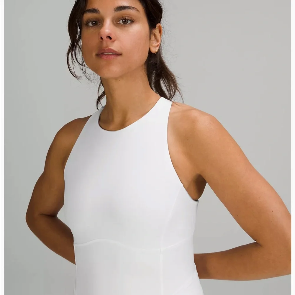 NWT Lululemon White Court Crush Dress - Picture 3 of 11